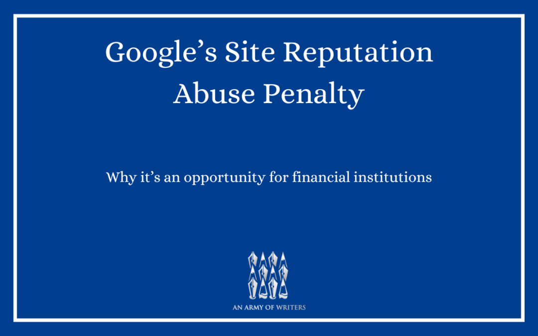 Google’s Site Reputation Abuse Update: A Positive Change